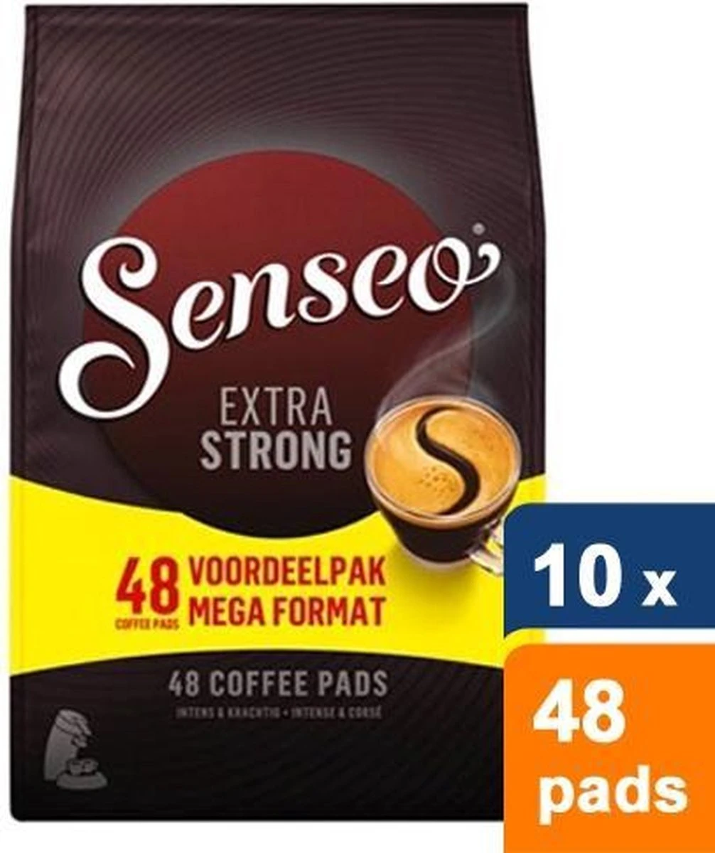 Senseo Extra Strong Koffiepads - 10 X 48 Stuks - Afbeelding 2
