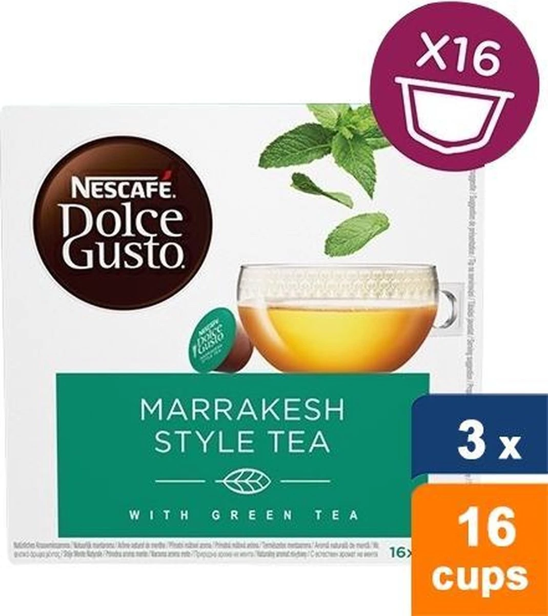 Dolce Gusto - Marrakesh Style Tea - 3x 16 Cups - Afbeelding 4