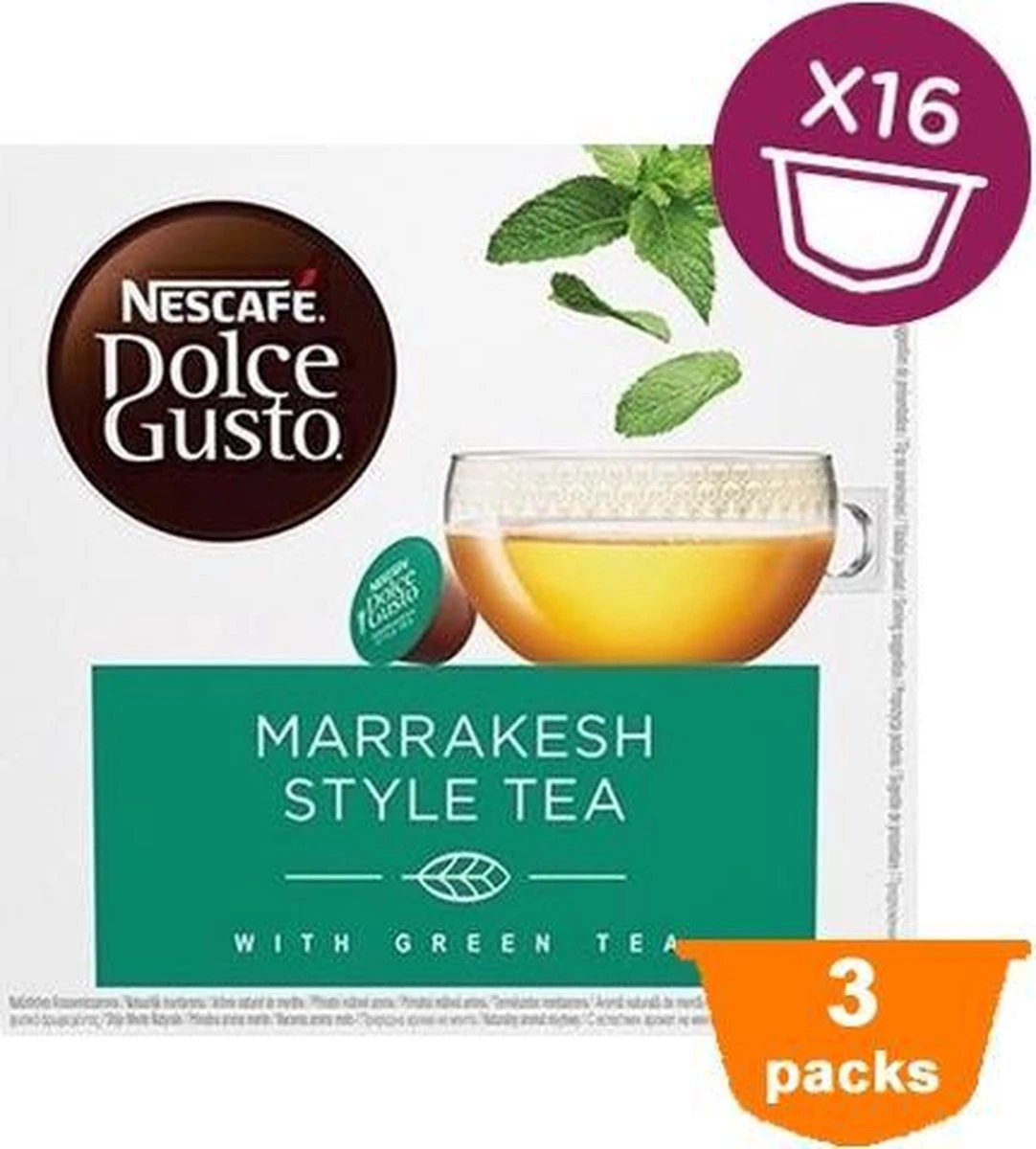 Dolce Gusto - Marrakesh Style Tea - 3x 16 Cups - Afbeelding 3