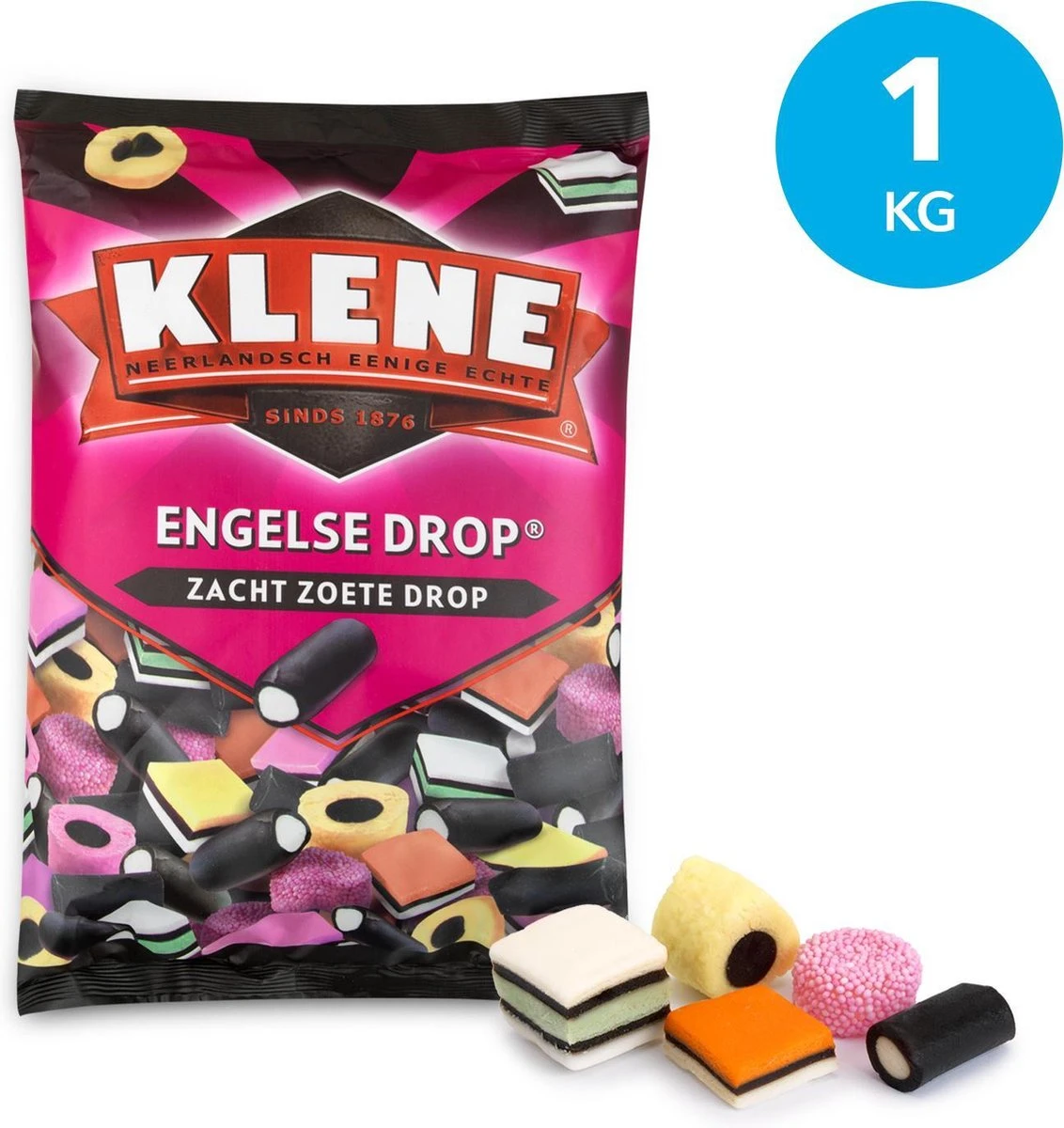 Klene - Zachte Engelse Drop - 1000g - Afbeelding 3