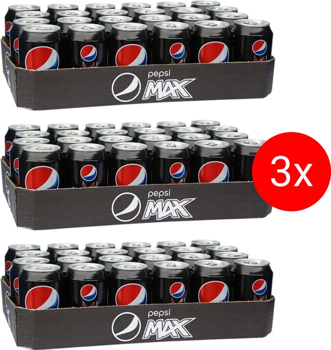 Pepsi Max Triple Pack Blik 3x 24x330 Ml