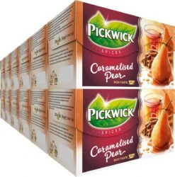 Pickwick Spices Caramelised Pear Zwarte Thee - 12 X 20 Zakjes
