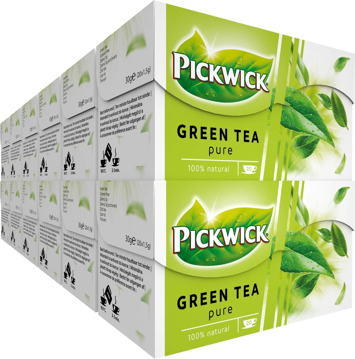 Pickwick Pure Groene Thee - 12 X 20 Zakjes