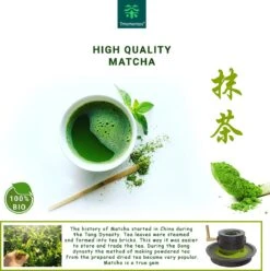 TMomentes® High Quality Culinary MATCHA Thee - Matcha Poeder - Matcha Thee - 100% Organisch Gecertificeerd - 100 Gram