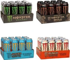 Monster Energy Pack Blik 4x12x500 Ml