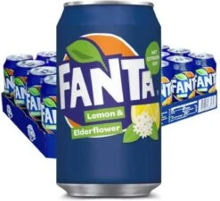 Fanta Lemon & Elderflower Blik 24x330 Ml