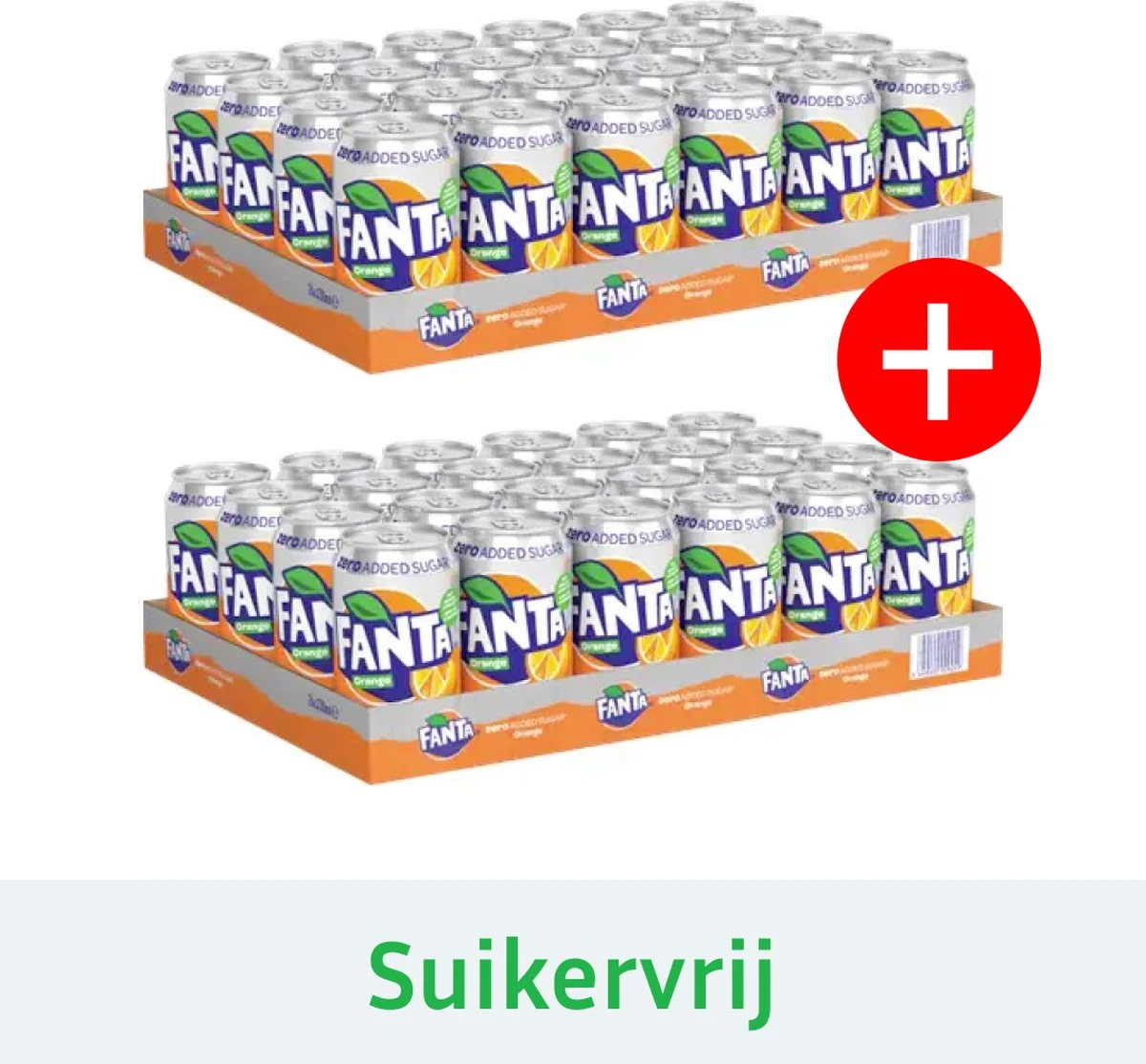 Fanta Zero Pack Orange Blik 2x 24x330 Ml