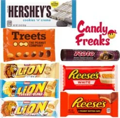 Amerikaans Chocolade Pakket 8 Delig - Giftbox - Pop Tarts - M&M - Reese’s - Kitkat - Twix - Snickers