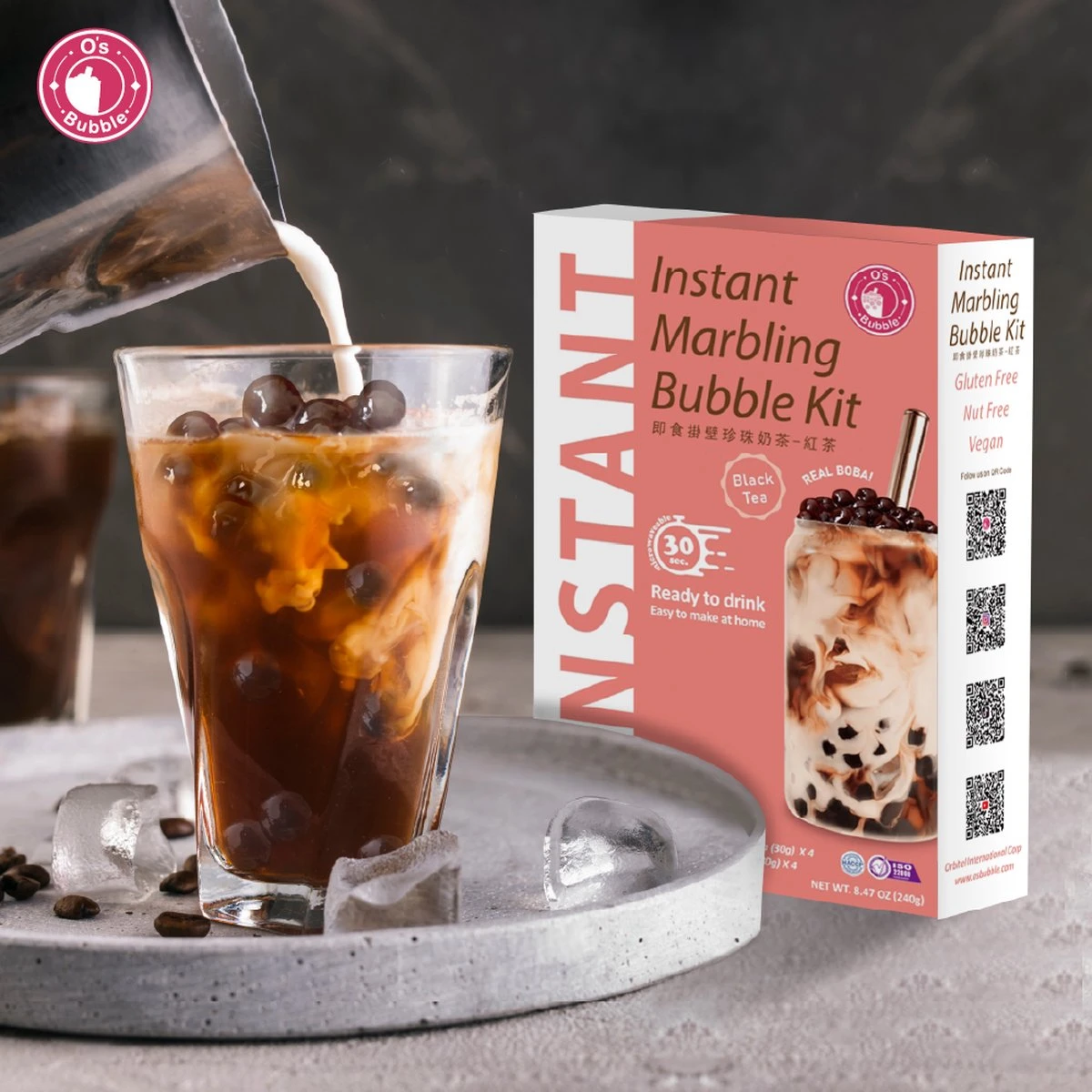 Maak Je Eigen Bubble Tea - Coffee Flavor - Tapioca Parels Voor Bubble Tea - Tapioca Pearls - Boba Tapioca Ballen - Bubble Tea Parels - Japans Snoep - Afbeelding 2