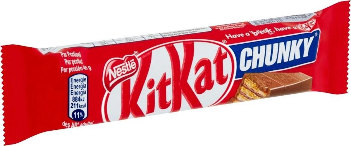 KitKat Chunky Single - 24 X 40 Gram
