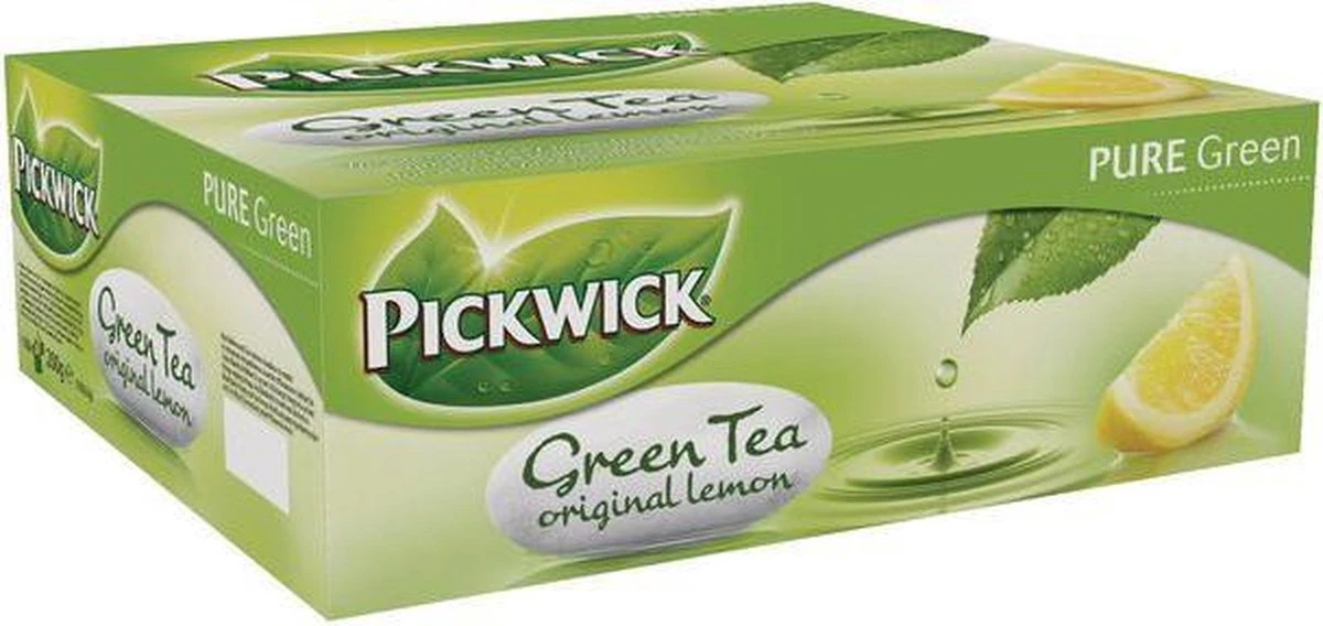 Pickwick Drank: Theezakje 2 Gr Groene Thee Lemon Pk 100 - Afbeelding 4