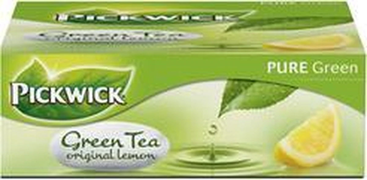 Pickwick Drank: Theezakje 2 Gr Groene Thee Lemon Pk 100 - Afbeelding 5