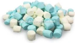 Haribo Mini Marshmallows Blauw-Wit 1 Kg