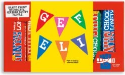 Tony's Chocolonely Chocolade Proeverijtje Gefeliciteerd! - Verjaardag Cadeau - 6 Fairtrade Chocolade Repen - Geschenkdoos - 288 Gram