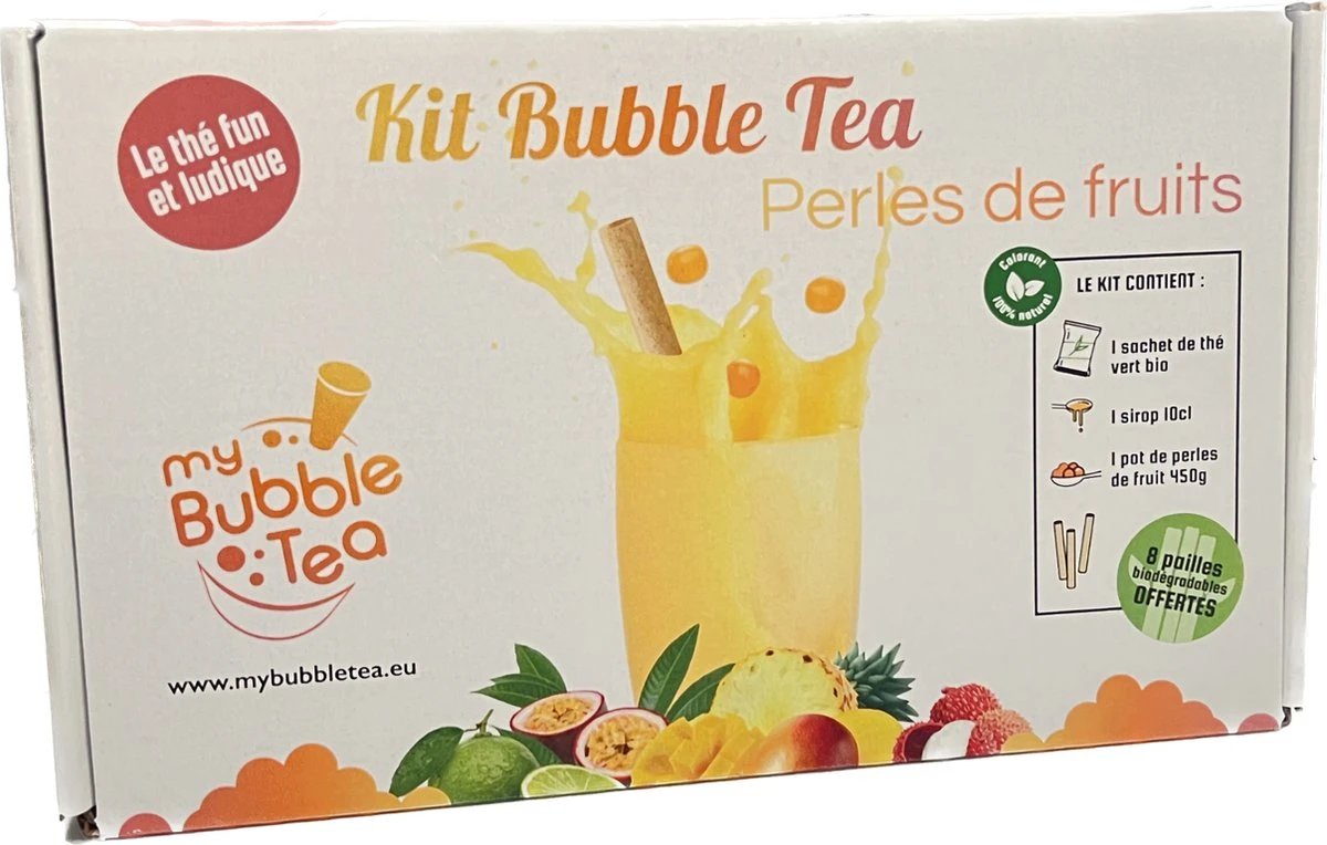 Bubble Tea Kit - Boba Thee Kit: Lychee - Cadeau Idee