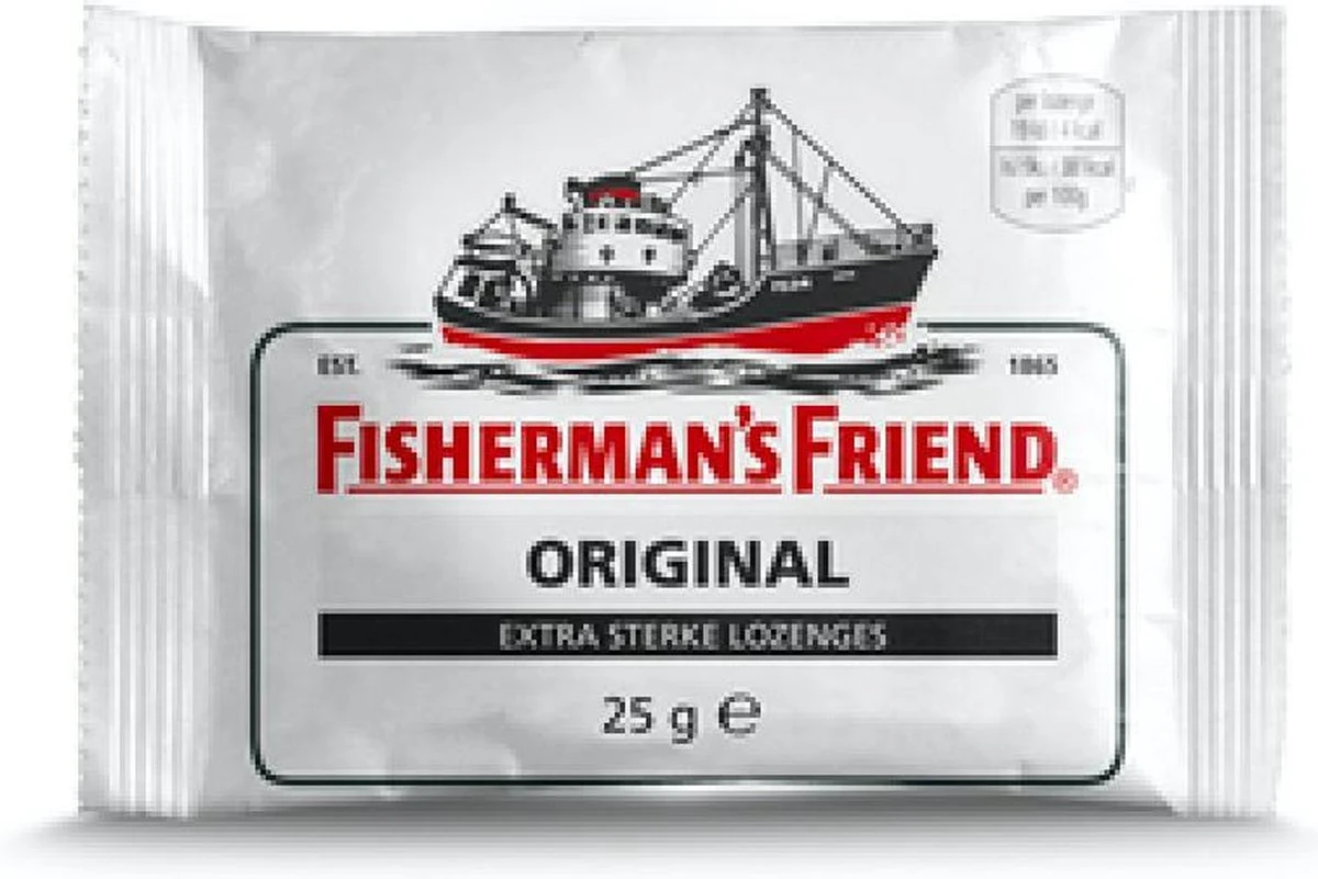 Fisherman's Friend Original Extra Strong Wit 24 X 25 Gram