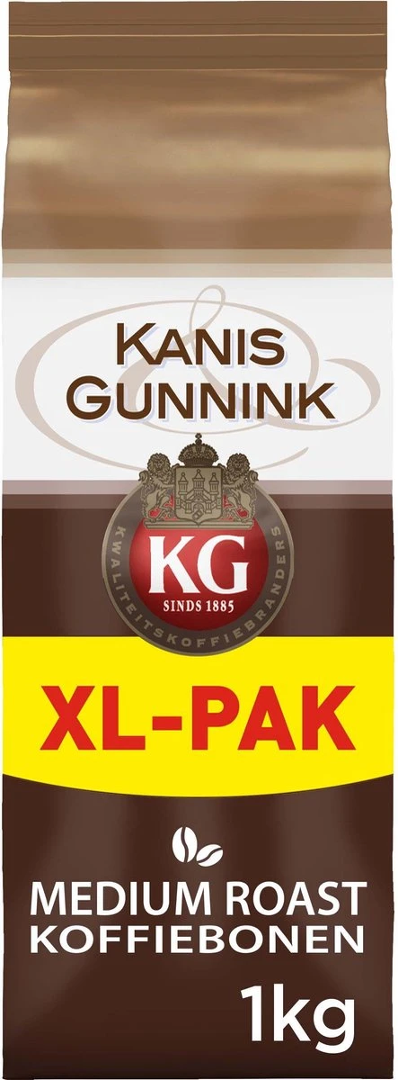 Kanis & Gunnink Medium Roast Koffiebonen - 4 X 1000 Gram - Voordeelverpakking - Afbeelding 6