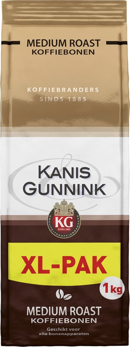 Kanis & Gunnink Medium Roast Koffiebonen - 4 X 1000 Gram - Voordeelverpakking - Afbeelding 7