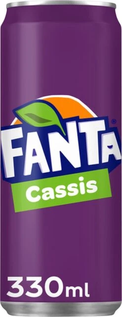 Frisdrank Fanta Cassis Blikje 0.33l - 24 Stuks - 24 Stuks
