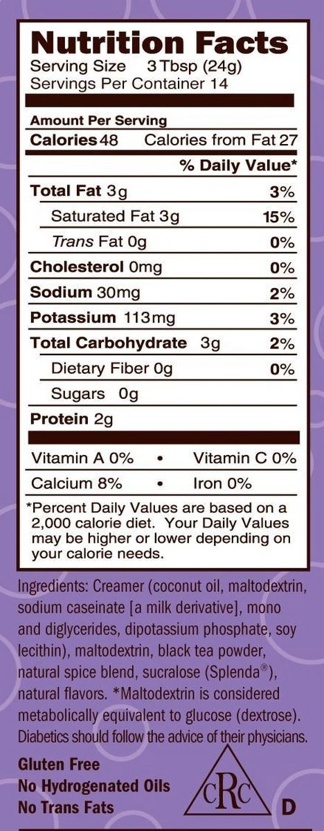 David Rio Chai Tea Latte Orca Spice Chai (suikervrij) - Afbeelding 2