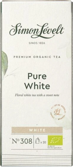 Simon Lévelt | Pure White Premium Organic Tea - 20 Theezakjes