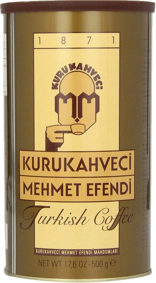 Turkse Koffie Kurukahveci Mehmet Efendi 500 Gram Gemalen Koffie - Afbeelding 2