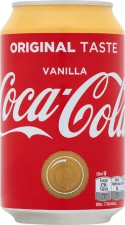 Coca-Cola Coca Cola Vanilla Blikjes Tray - 24 X 33cl
