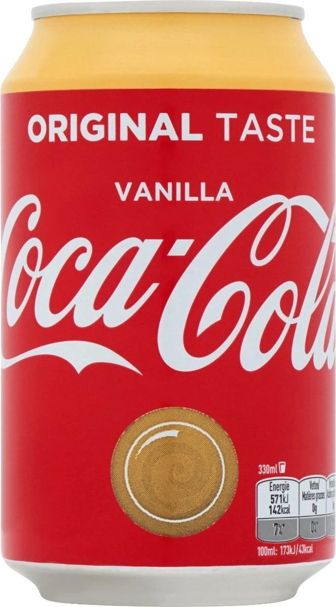 Coca-Cola Coca Cola Vanilla Blikjes Tray - 24 X 33cl