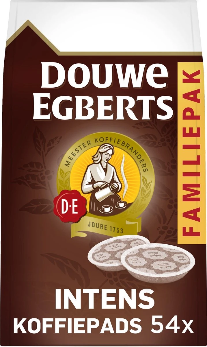 Douwe Egberts Intens Koffiepads - 4 X 54 Pads - Afbeelding 2