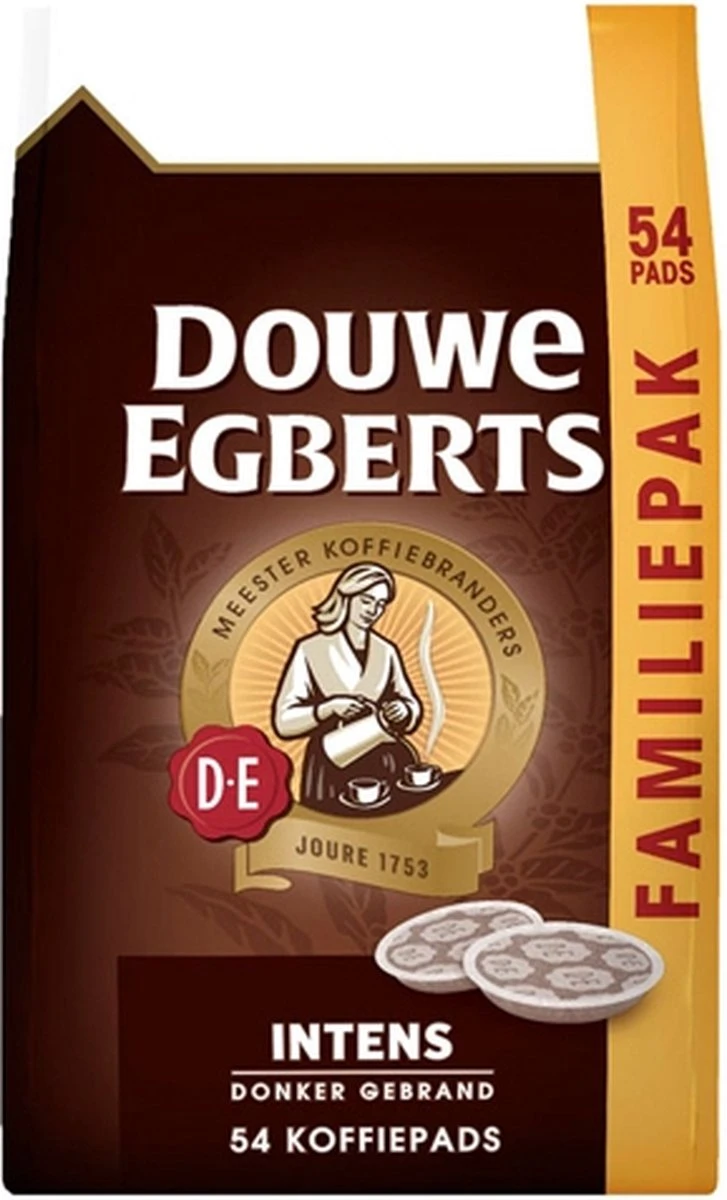 Douwe Egberts Intens Koffiepads - 4 X 54 Pads - Afbeelding 7