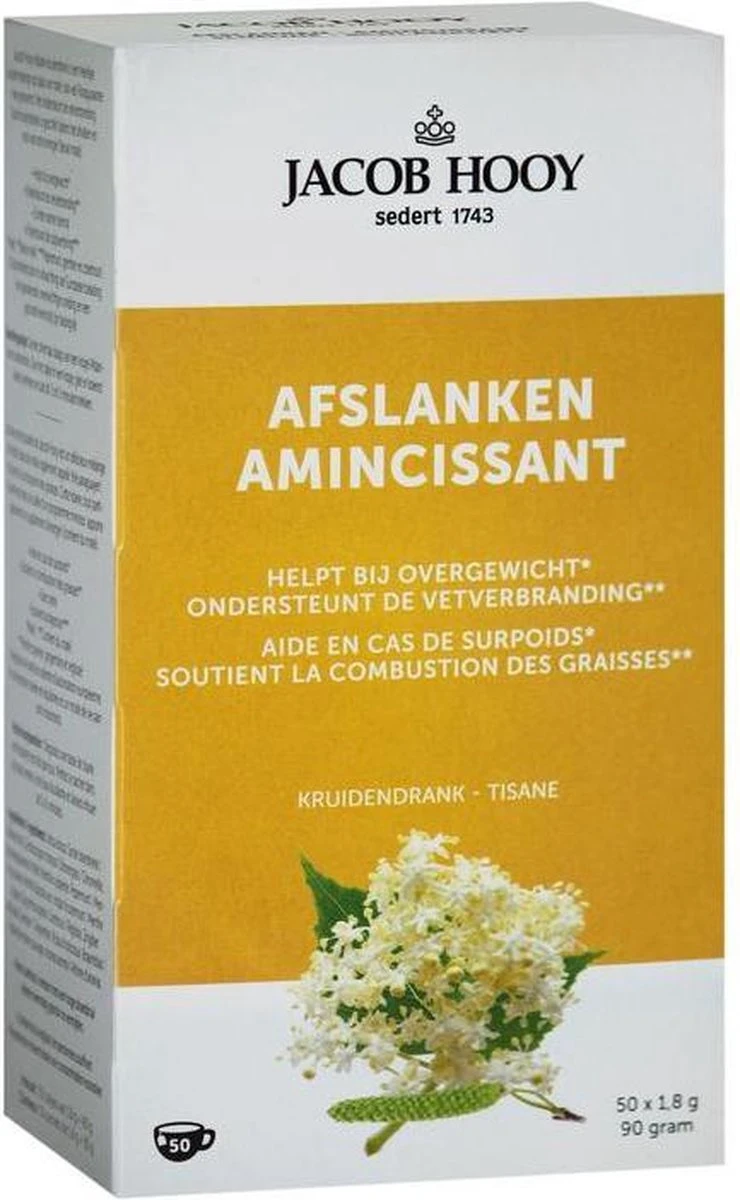 Jacob Hooy Slank Theezakjes 50 Stuks - Afbeelding 3