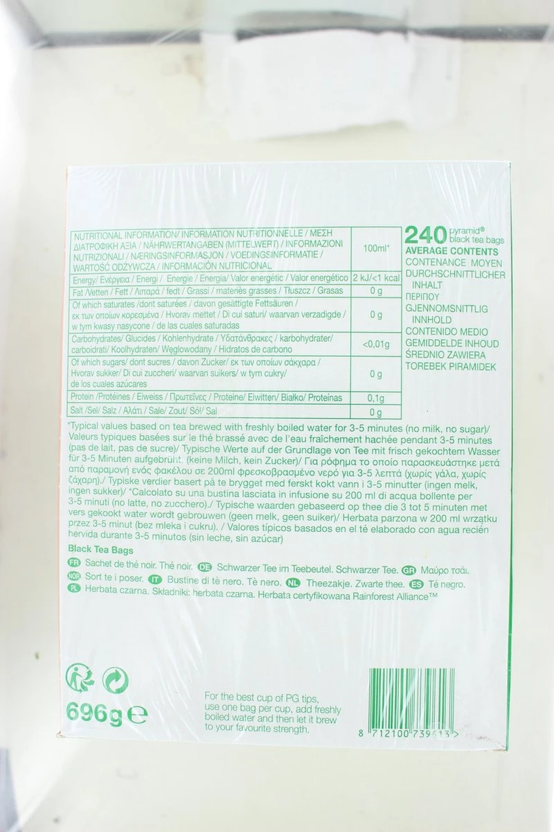 PG Tips | 100% Zwarte Thee | 4x 240 Zakjes | Extra Grote Verpakking - Afbeelding 2