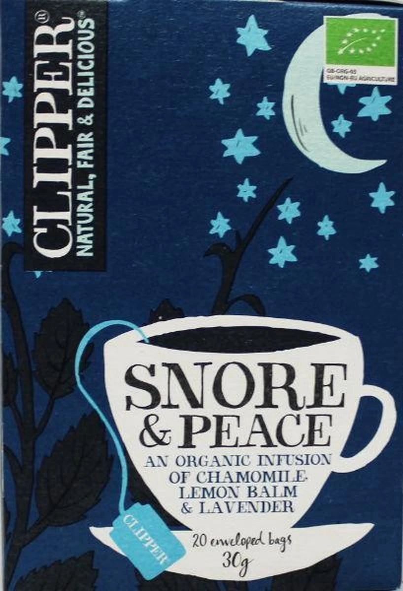 Clipper - Snore & Peace Thee - 20 Zakjes - Afbeelding 2