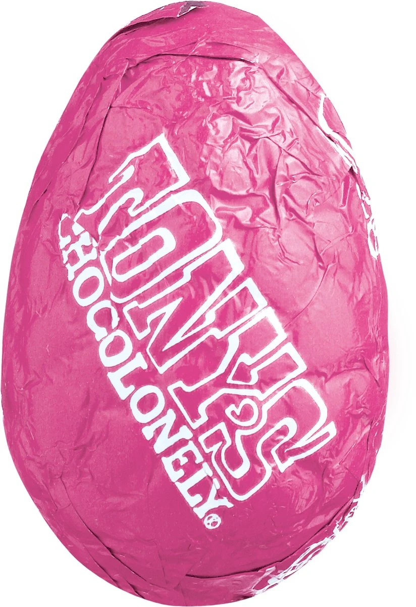 Tony's Chocolonely Witte Chocolade Paaseitjes - Framboos Knettersuiker - Bulk Doos Pasen - Chocolade Eitjes - 6 Kilo Paaseieren - Afbeelding 2