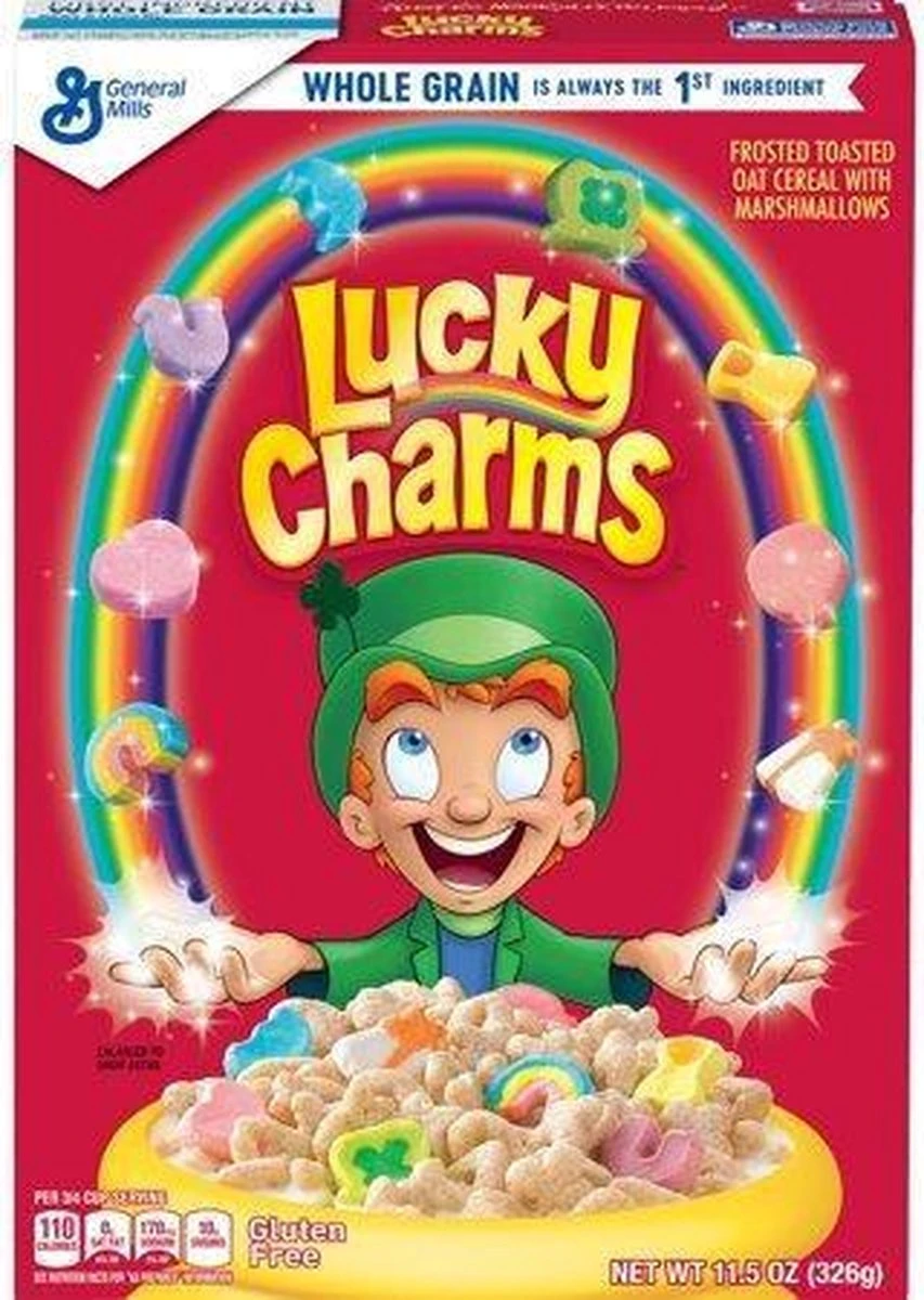 Lucky Charms Fruity- Cereal- General Mills Lucky Charms Fruity 300 Gr