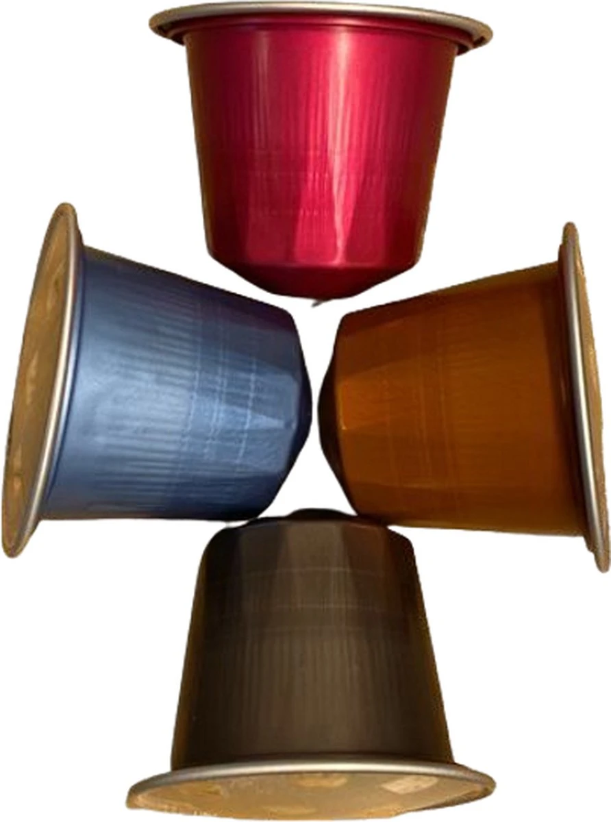 100 Capsules Epic Coffee - Espresso - Nespresso® Compatible Aluminium Capsules - RFA Keurmerk - Doos 100 Stuks - Afbeelding 4