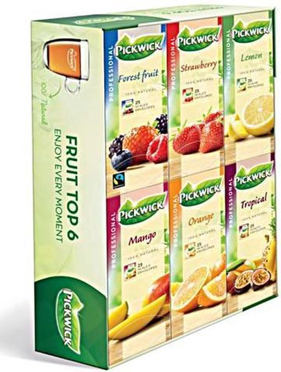 Pickwick Thee Combipack Fruitthee - Pak 150 Stuks - Afbeelding 2