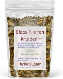 Blaas En Nieren Kruiden - Kruidenthee - Losse Thee - 100 Gram