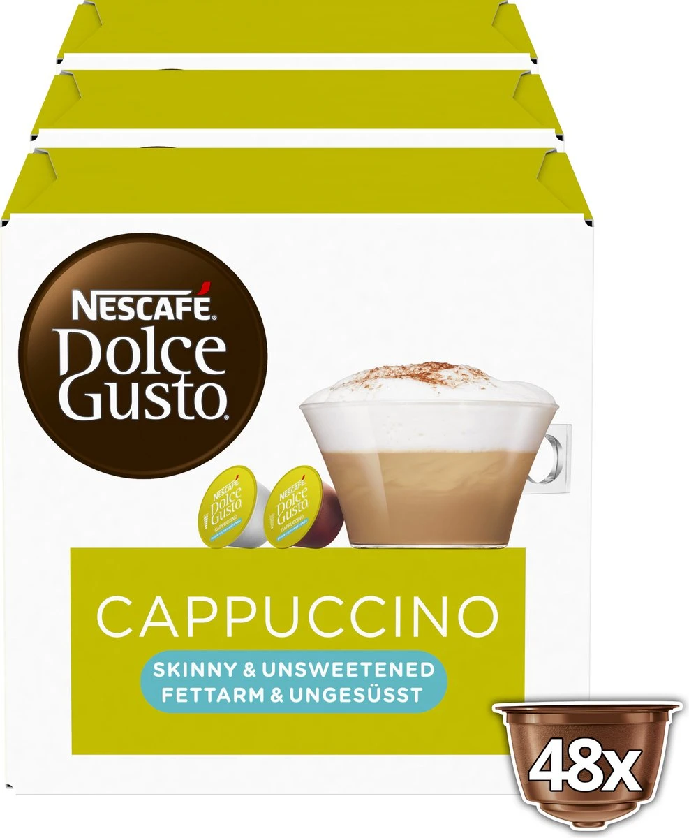 Nescafé Dolce Gusto Cappuccino Light Capsules - 48 Koffiecups - Afbeelding 2